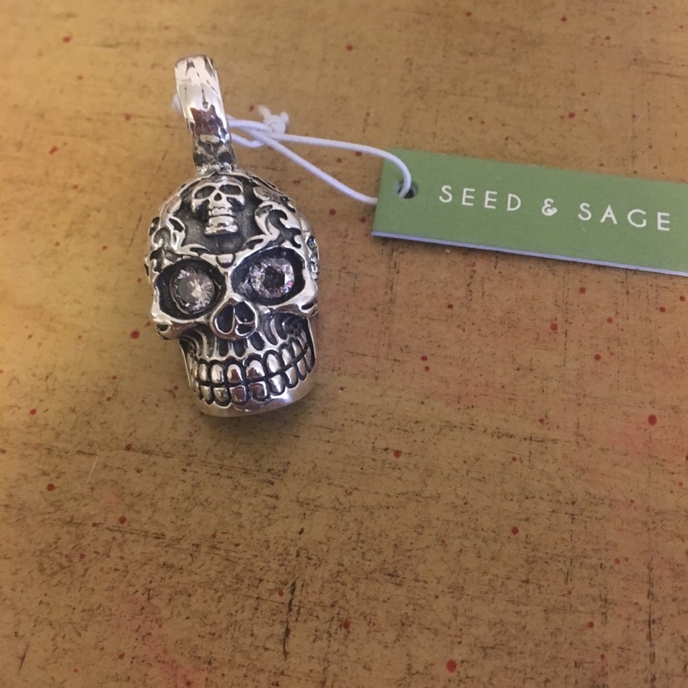 COPY - Seed & Sage Hollow Skull Pendent